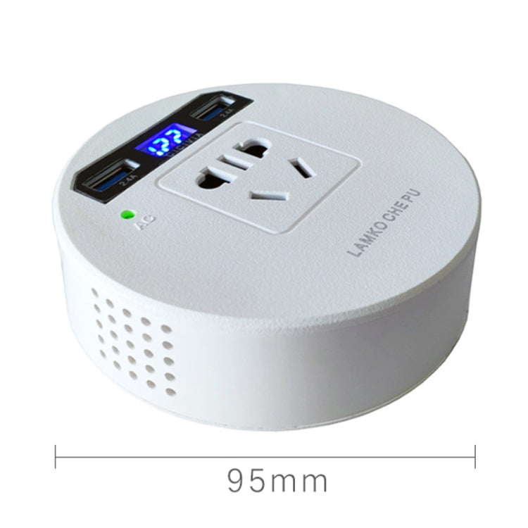 120W DC 12V to AC 220V Car Multi-functional Sine Wave Power Inverter 2 USB Ports Charger Adapter