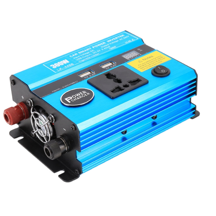 300W DC 24V to AC 220V Car Multi-functional 4488 Smart Power Inverter
