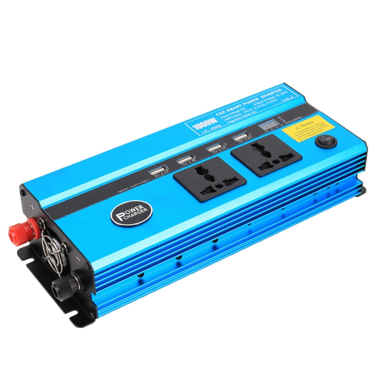 650W DC 24V to AC 220V Car Multi-functional 4988 Smart Power Inverter