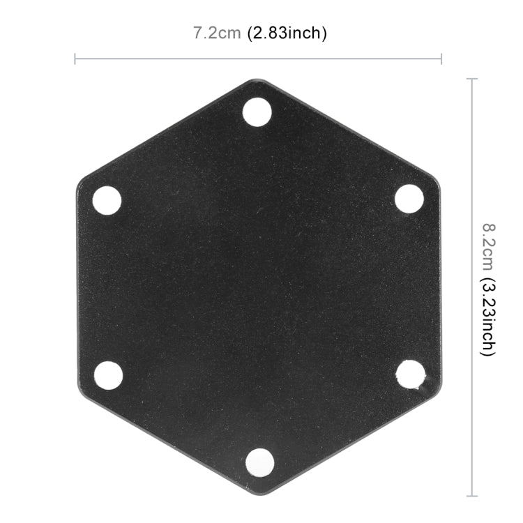 2 PCS Universal Aluminum Car Steering Wheel Hub Base