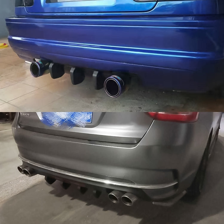 Universal Car-styling Black Plastic Rear Spat Valance Lip