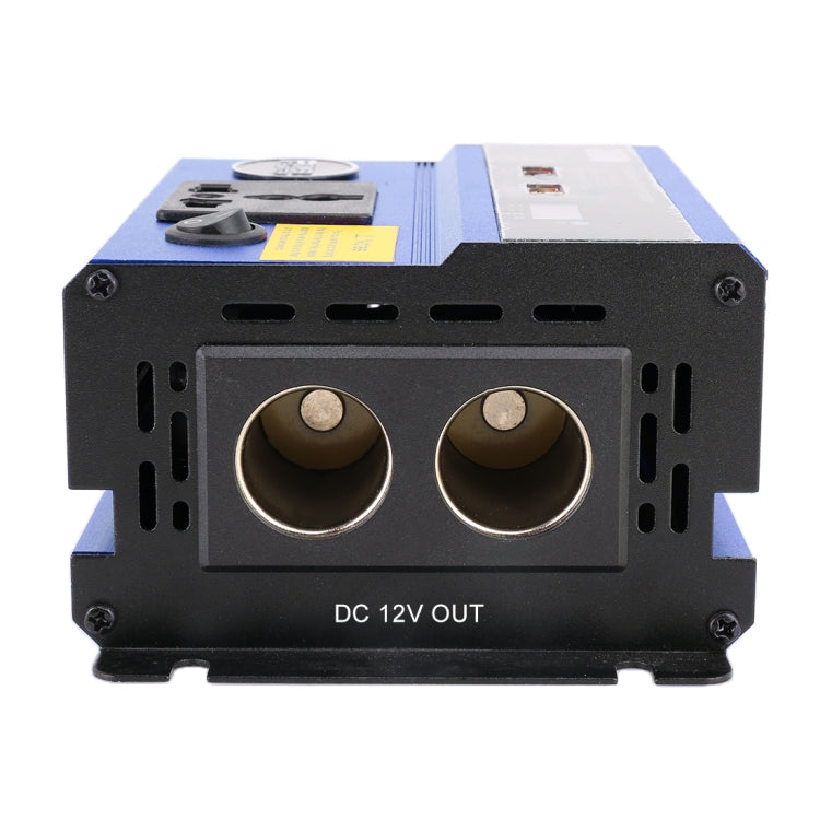 300W DC 12V to AC 220V Car Multi-functional Pure Sine Wave Power Inverter, Random Color Delivery