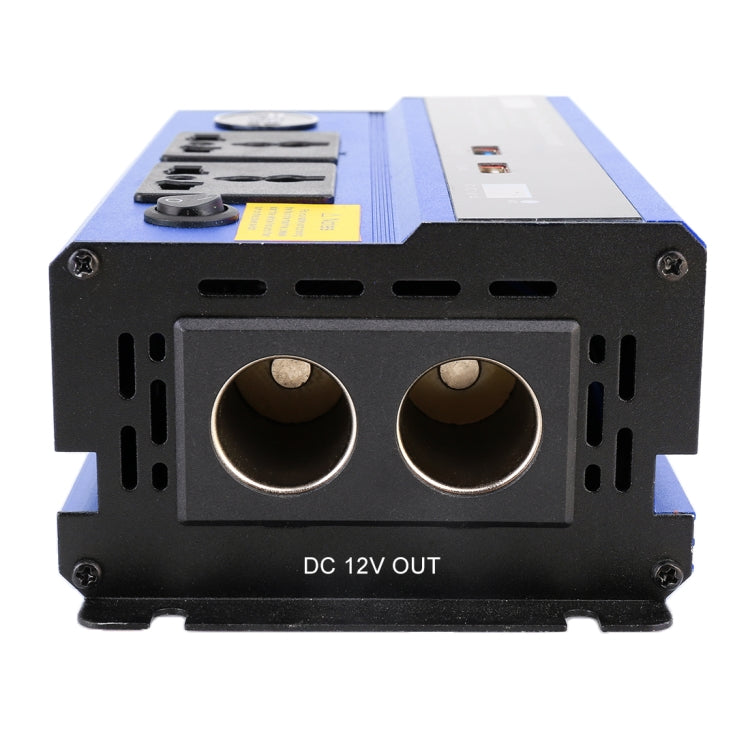 600W DC 12V to AC 220V Car Multi-functional Pure Sine Wave Power Inverter, Random Color Delivery