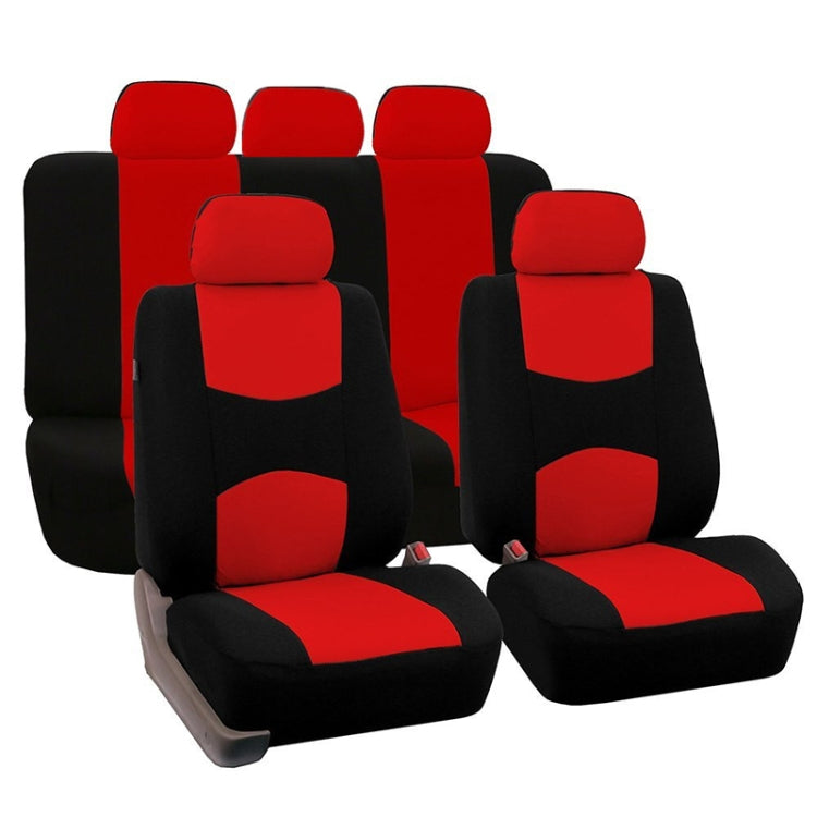 9 in 1 Universal Four Seasons Anti-Slippery Cushion Mat Set for 5 Seat Car, Style:Ordinary