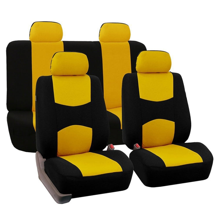 9 in 1 Universal Four Seasons Anti-Slippery Cushion Mat Set for 5 Seat Car, Style:Ordinary