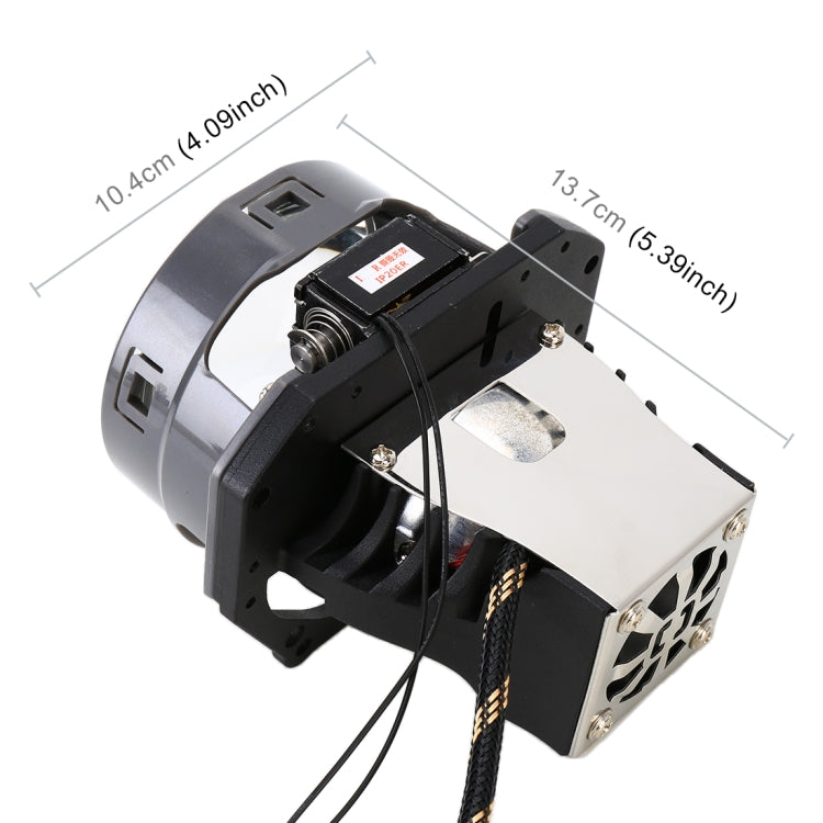 2 PCS IPHCAR I8S 3.0 inch DC9-12V / 38W / 5500K / 4800LM Car Double Light Headlight with Projector Lens for Left Driving