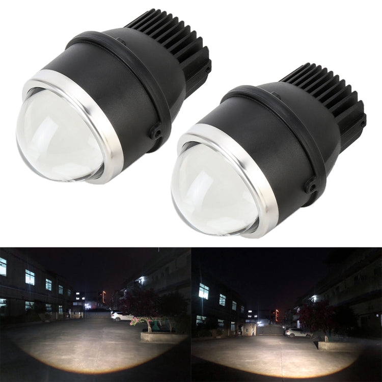 2 PCS IPHCAR MA617 3.0 inch DC12V / 20W / 2200LM Car Double Light Fog Light with Projector Lens