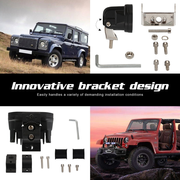 2 PCS 3 inch 20W 6000K DC12-30V Motorcycles / Car / Ship LED Spotlight A Column Lights, 2LEDs