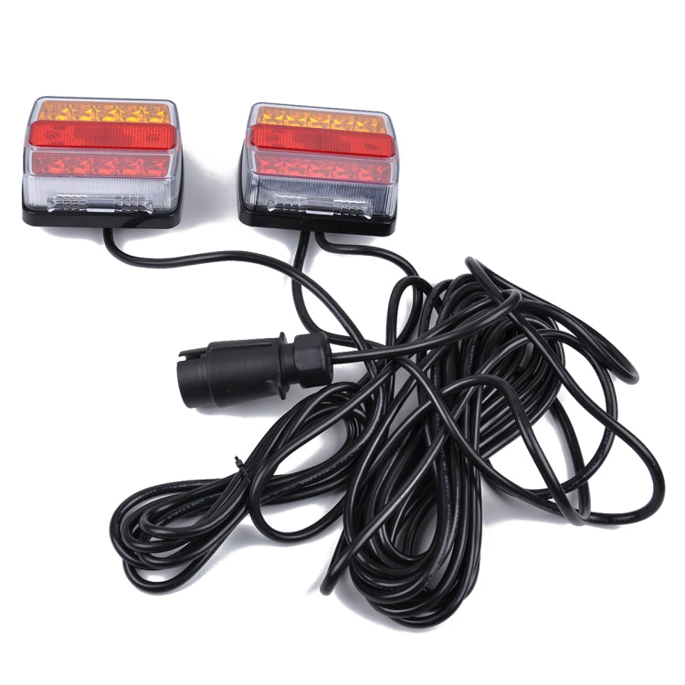 DC 12V IP68 6.4W Car LED Collision Rear Light Brake Lights for Trailer / Truck, with 32LEDs SMD-2835 Lamps