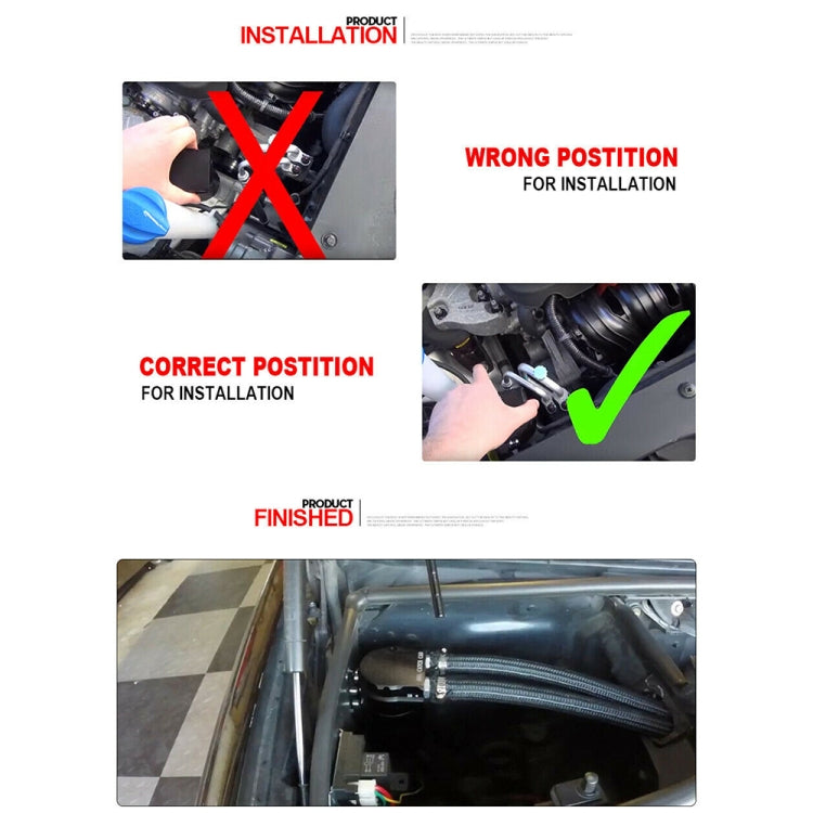 Universal Racing Aluminum Alloy Oil Catch Can Oil Tank Breather Tank, Capacity: 300ML