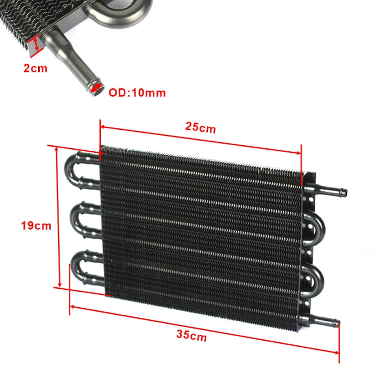 Car Universal Modified Radiator Transmission Oil Cooler, 6-row