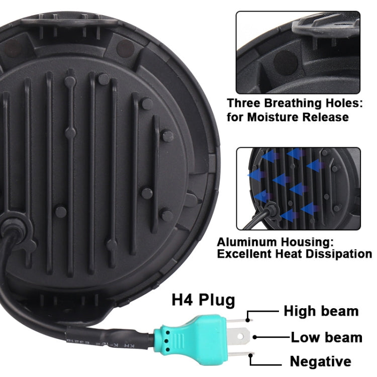 7 inch Round LED Motorcycle Headlight Modified Spotlight for Honda
