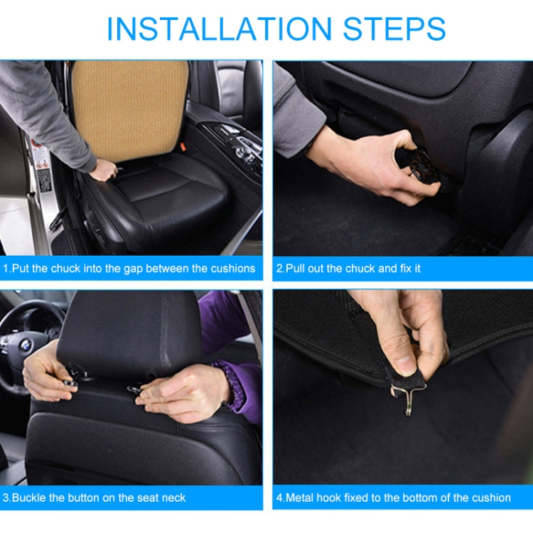 Car 12V Cushion Summer USB Breathable Ice Silk Seat Cover, Eight Fans + Ventilation and Refrigeration+ Massage