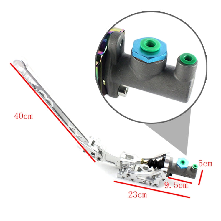 XH-BK016 Car Racing Drift Modified All-aluminum CNC Competitive Hydraulic Handbrake (Colorful)