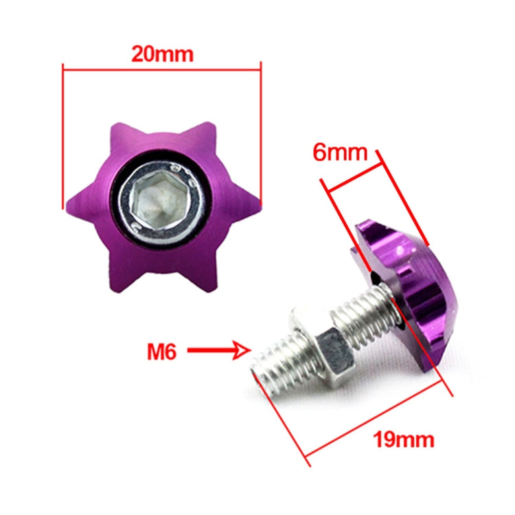 XH-AN071 10 PCS Car Modified Universal Screws Washer Spacer Ring