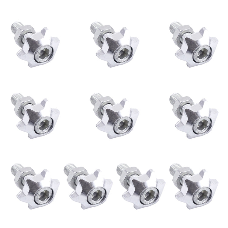 XH-AN071 10 PCS Car Modified Universal Screws Washer Spacer Ring