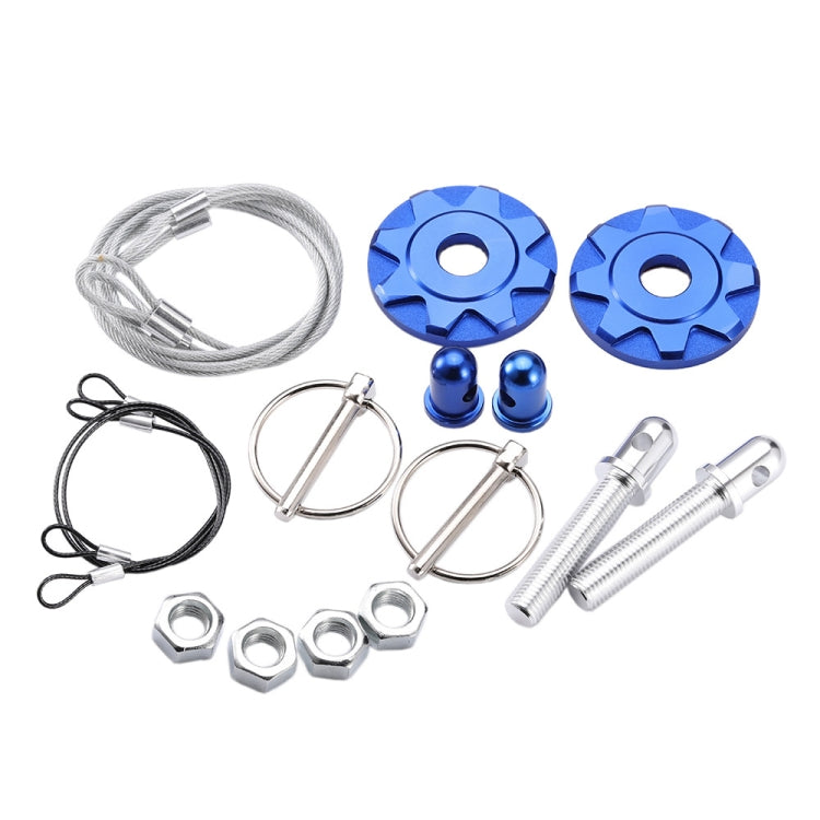 XH-6041 Car Universal Modified Aluminum Alloy Engine Hood Lock Cover