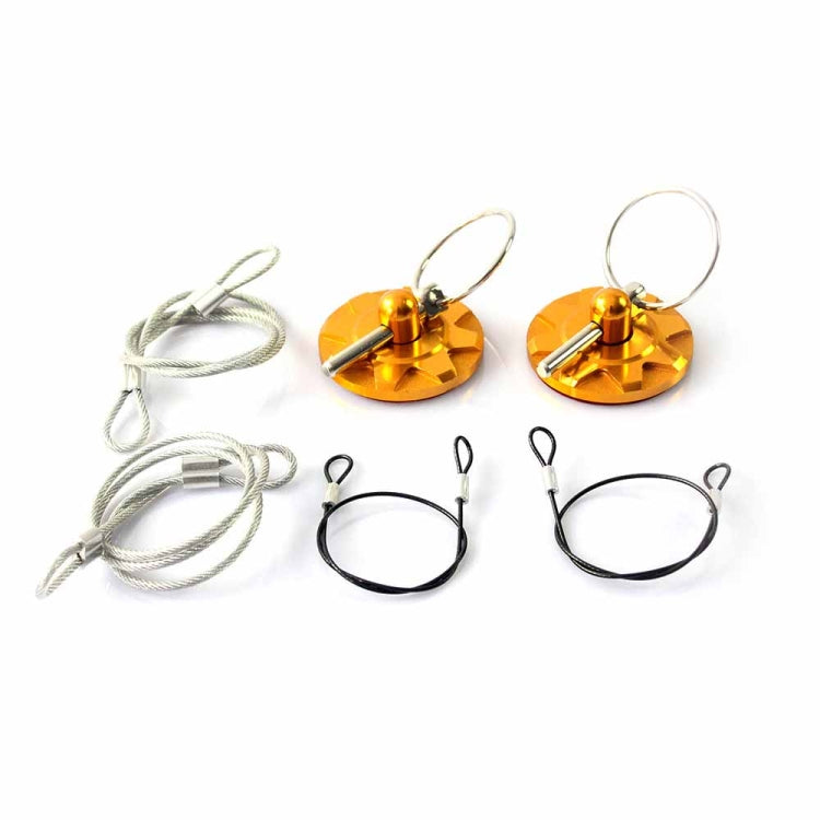 XH-6049 Car Universal Modified Racing Punch-free Aluminum Engine Hood Lock Cover