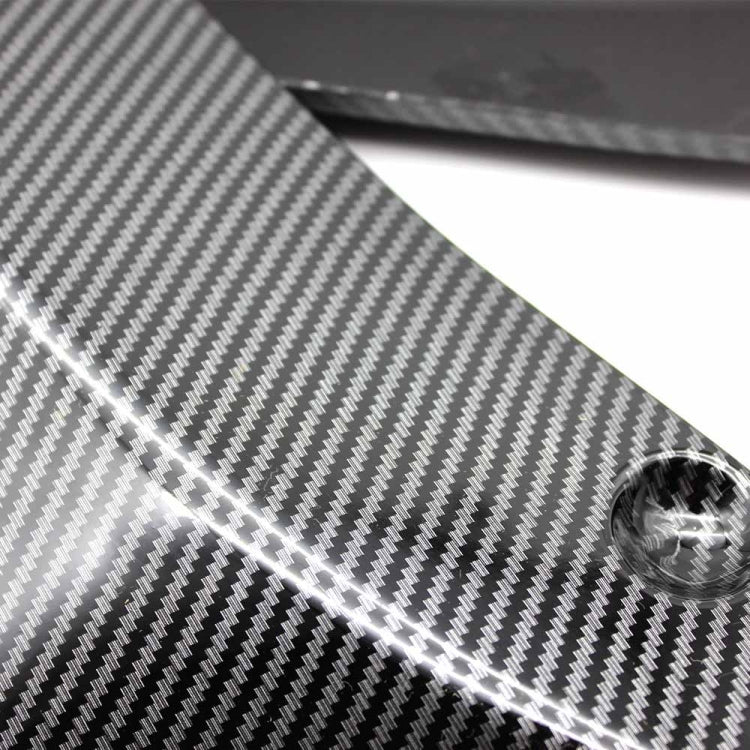 XH-6134 Carbon Texture Car Universal Modified Rear Spoiler Anti-collision Protector Bar Strip Guard Sticker