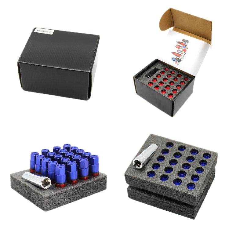 XH-AN005 Car Universal Modified Wheel M12 Reinforced Bolt 7075-T6 Forged Aluminum Alloy Reinforced Screw