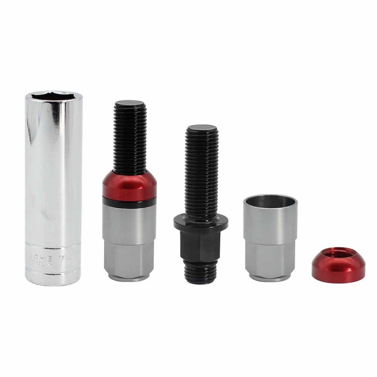 XH-AN005 Car Universal Modified Wheel M12 Reinforced Bolt 7075-T6 Forged Aluminum Alloy Reinforced Screw