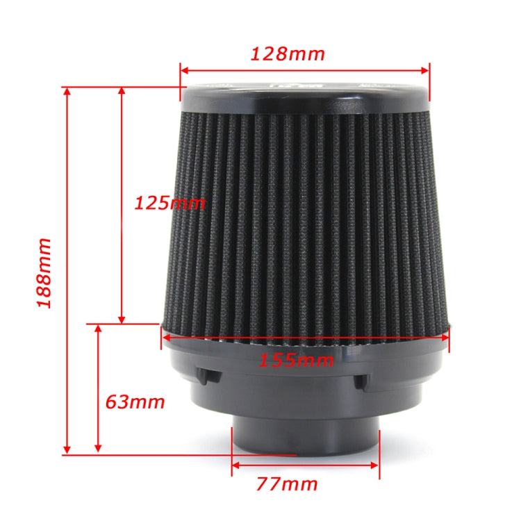 XH-UN072 Car Universal Modified High Flow Mushroom Head Style Air Filter