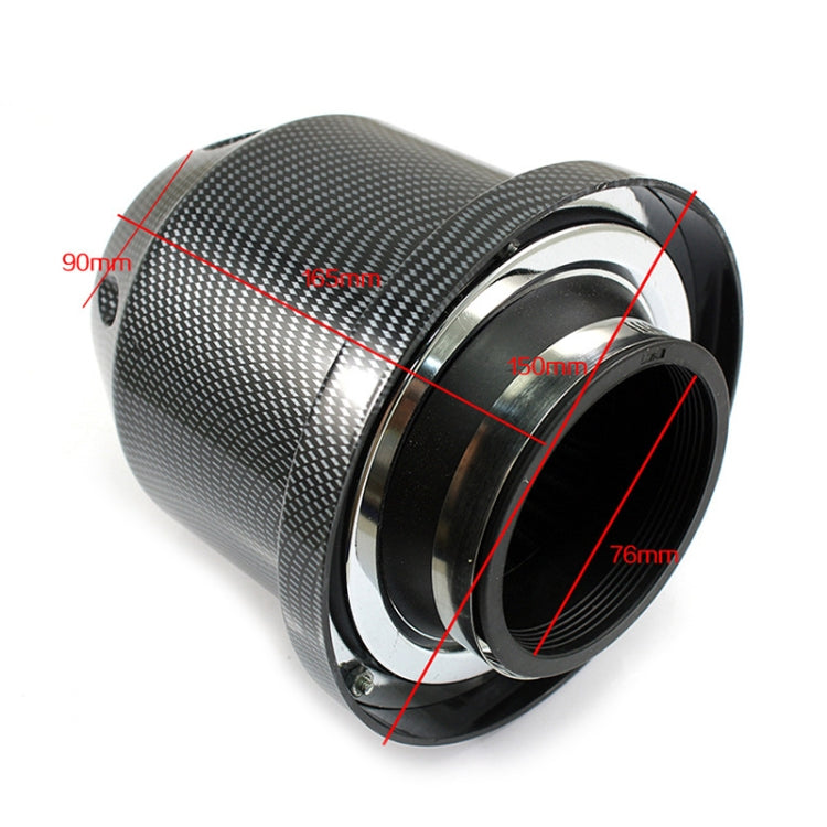 XH-UN005 Car Universal Modified High Flow Mushroom Head Style Intake Filter for 76mm Air Filter