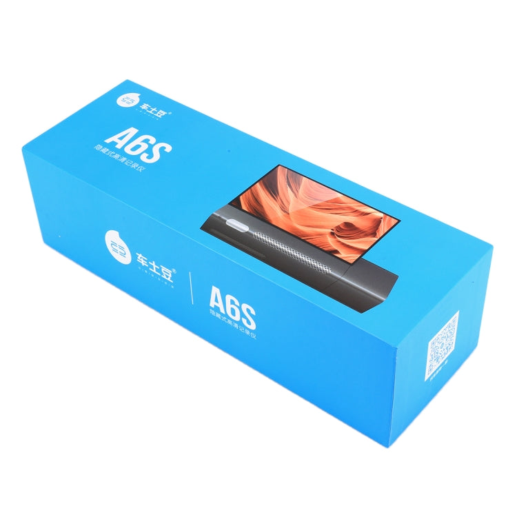 A6s Car Dash Camera Hidden Vehicle Monitor HD 1080P Dashcam Video Recorder Camcorder Motion Detection