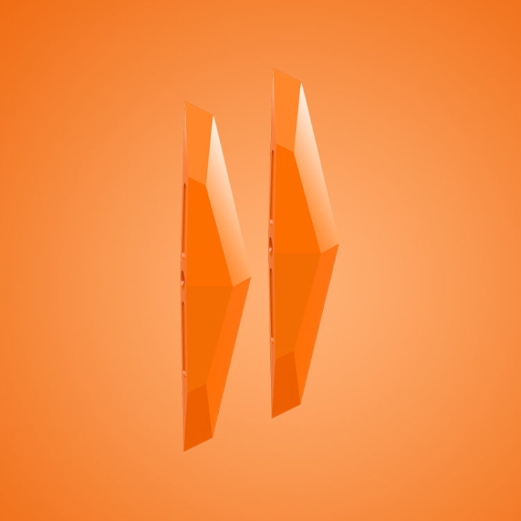 2 PCS Universal Car Screaming Bumper Rearview Mirror Anti-collision Strip Protection Guards Plastic Trims Stickers