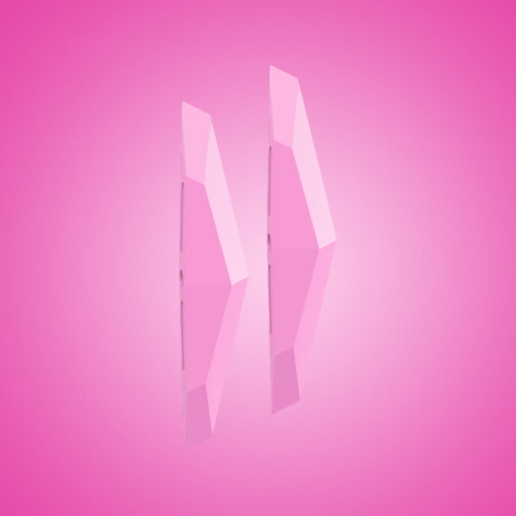 2 PCS Universal Car Screaming Bumper Rearview Mirror Anti-collision Strip Protection Guards Plastic Trims Stickers