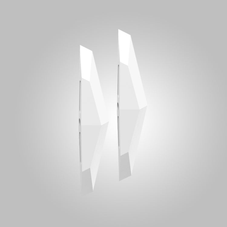 2 PCS Universal Car Screaming Bumper Rearview Mirror Anti-collision Strip Protection Guards Plastic Trims Stickers