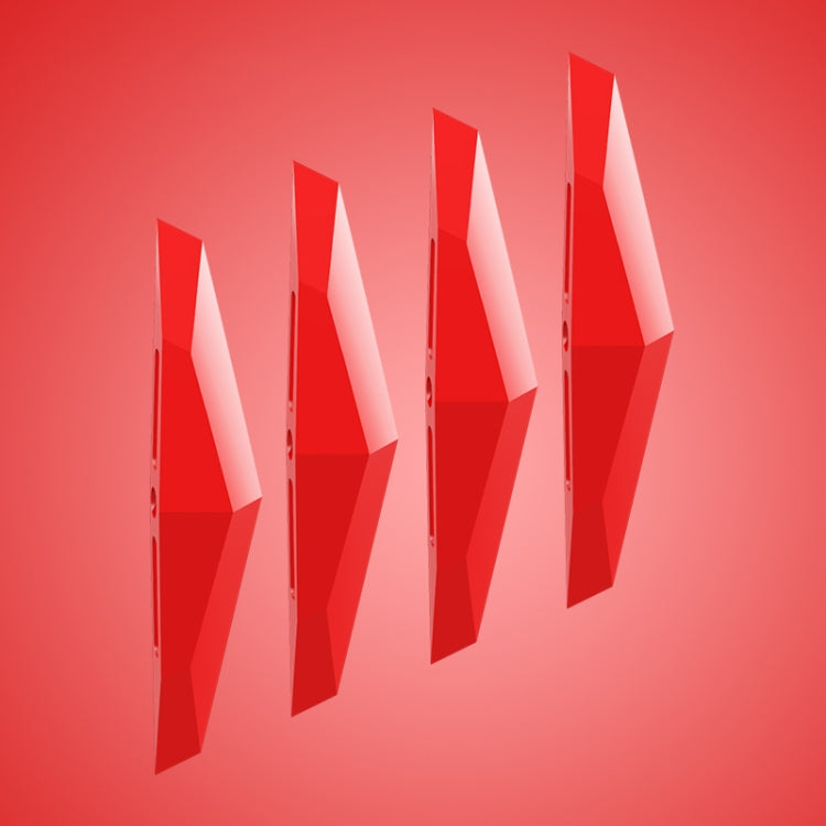 4 PCS Universal Car Screaming Bumper Door Anti-collision Strip Protection Guards Plastic Trims Stickers