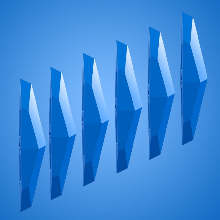 6 PCS Universal Car Screaming Bumper Door + Rearview Mirror Anti-collision Strip Protection Guards Plastic Trims Stickers