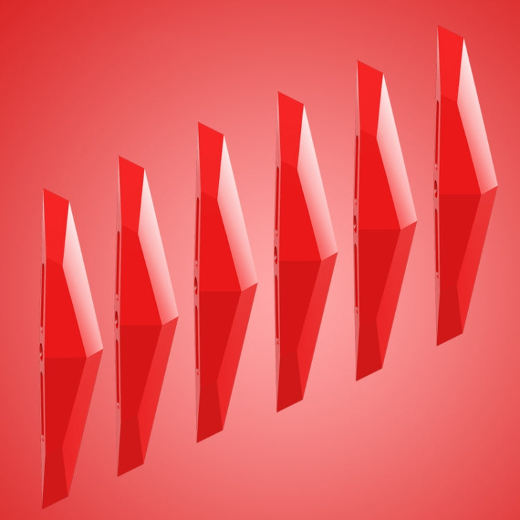 6 PCS Universal Car Screaming Bumper Door + Rearview Mirror Anti-collision Strip Protection Guards Plastic Trims Stickers