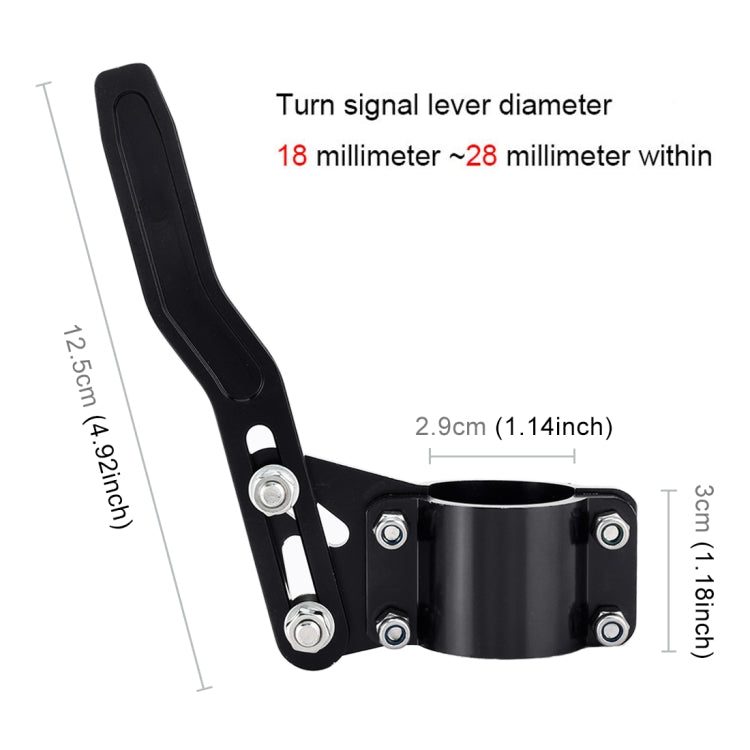 Car Signal Pole Steering Wheel Quick Dial Metal Rotating Rod Steering Signal Rod Extension