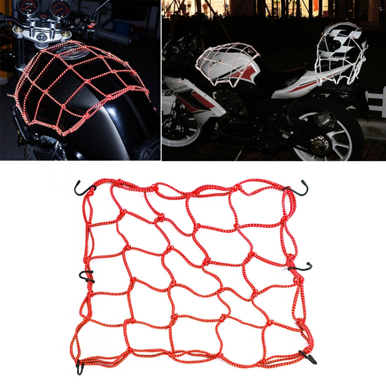 Motorcycle Reflective Helmet Net Fuel Tank Fix Net, Size: 40 x 40cm