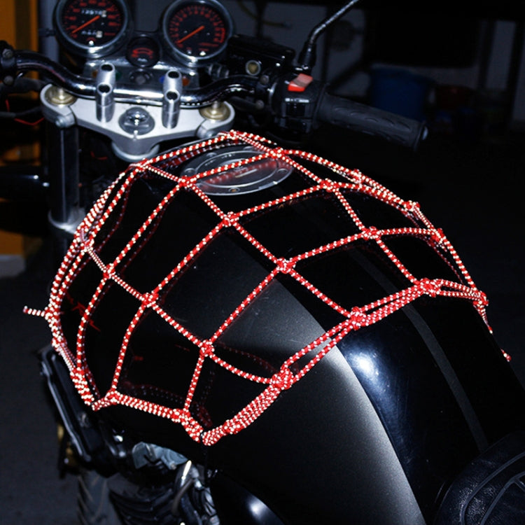 Motorcycle Reflective Helmet Net Fuel Tank Fix Net, Size: 40 x 40cm