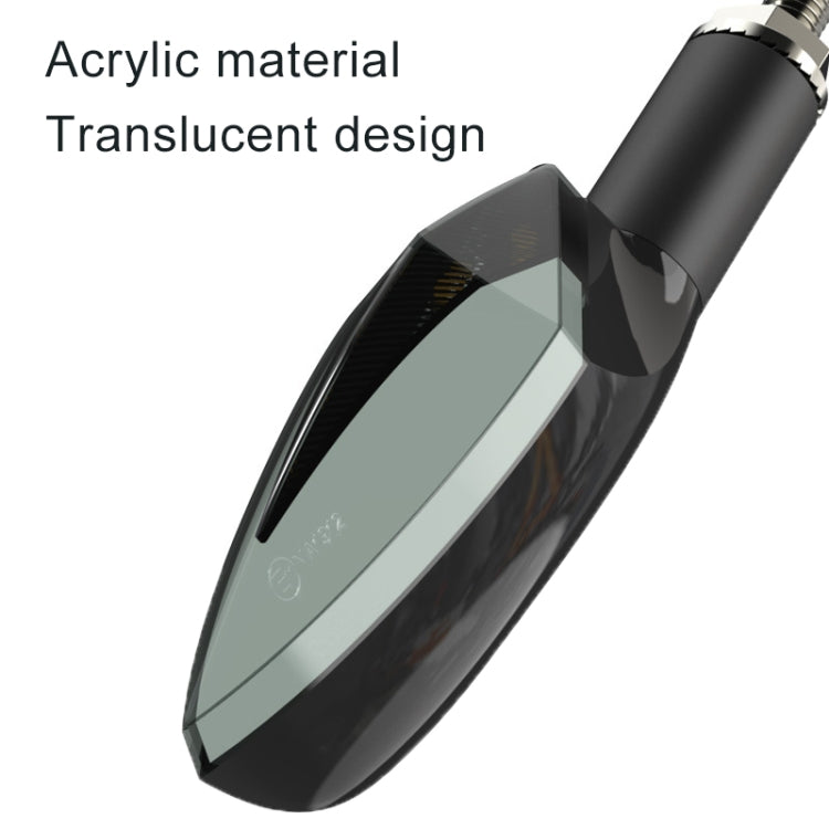 2 PCS DC12V Motorcycle LED Dynamic Blinker Side Lights Flowing Water Turn Signal Light