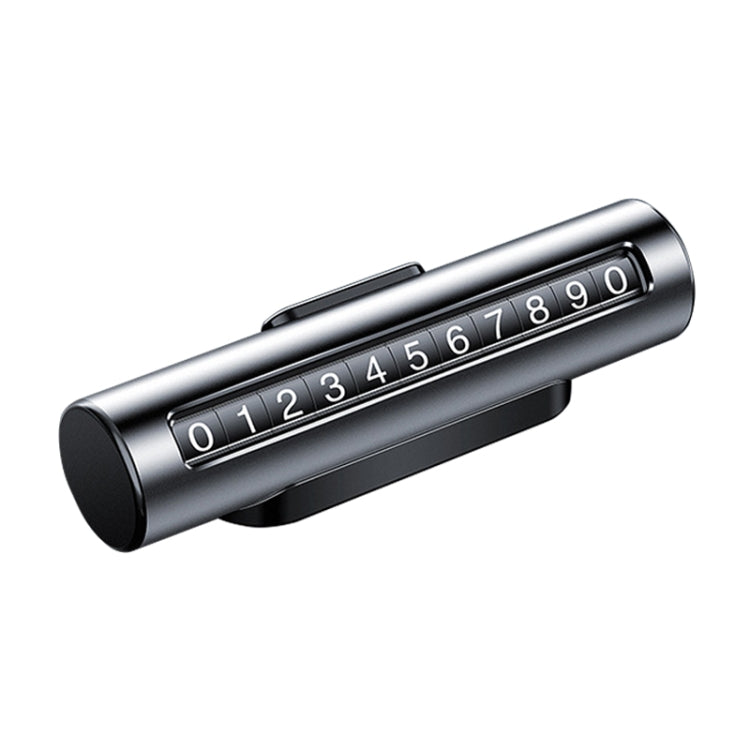 Car Metal Roller Creative Temporary Parking Card Parking Number Card