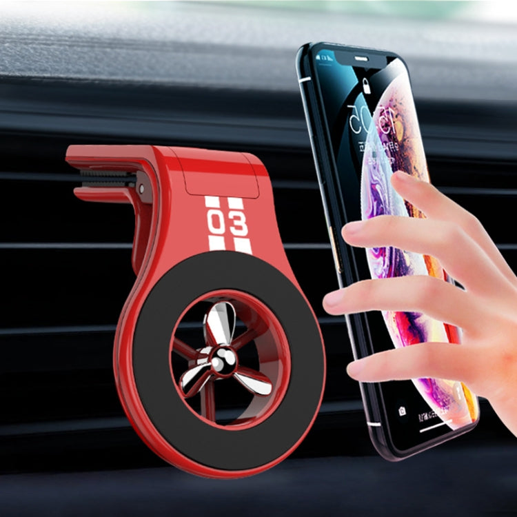 Car Air Outlet Strong Magnetic Suction Sticky Bracket with Aromatherapy