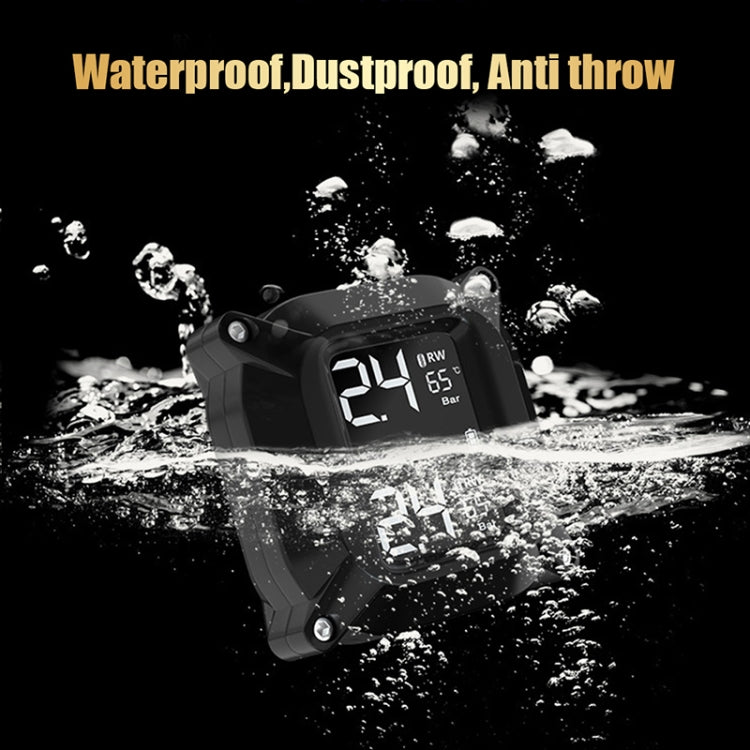 Universal Motorcycle Wireless High Precision TPMS Tire Pressure Alarm System External Tire Monitor