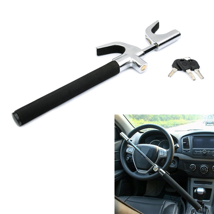 Car Adjustable Telescopic U Shape Steering Wheel Lock Anti-theft