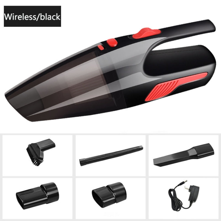 Car / Household Wireless Portable 120W Handheld Powerful Vacuum Cleaner with LED Light EU Plug