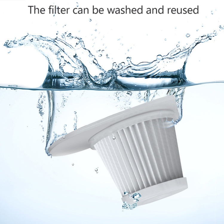 Car / Household Wireless Portable 120W Handheld Powerful Vacuum Cleaner with LED Light EU Plug