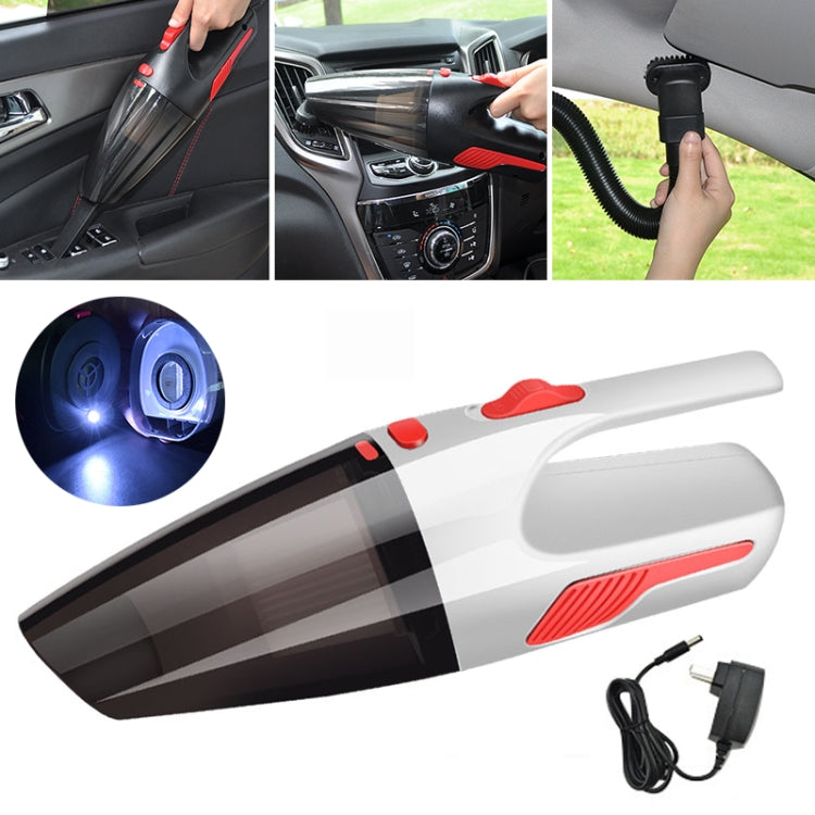 Car / Household Wireless Portable 120W Handheld Powerful Vacuum Cleaner with LED Light EU Plug