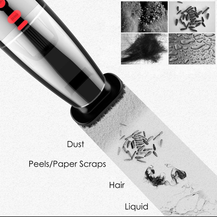 Car / Household Wireless Portable 120W Handheld Powerful Vacuum Cleaner with LED Light EU Plug