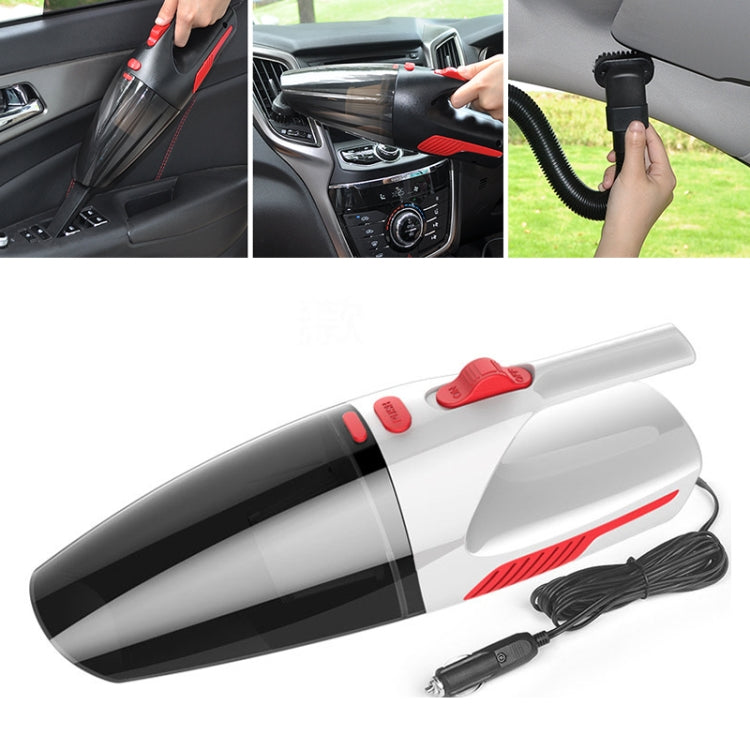 Car Wired Portable 120W Handheld Powerful Vacuum Cleaner Cable Length: 5m, without LED Light