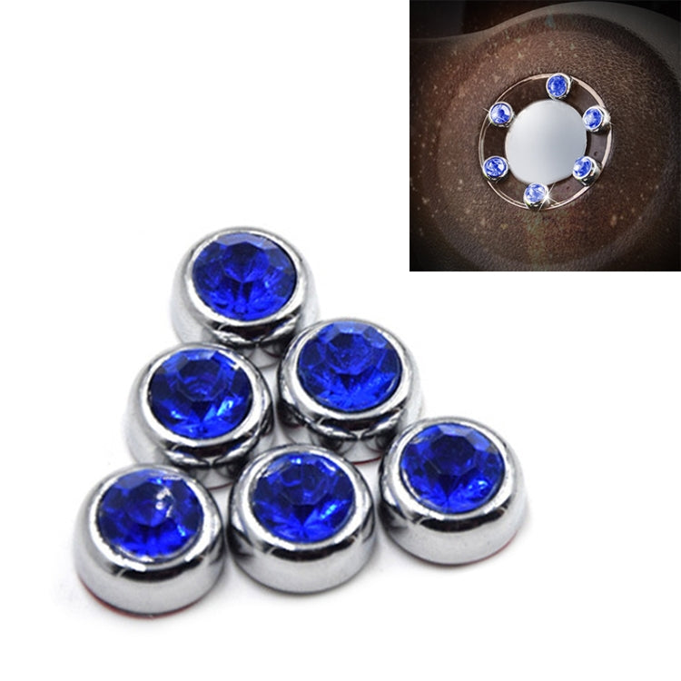 6 in 1 Car Diamond Sticker Set Personality Crystal Decoration