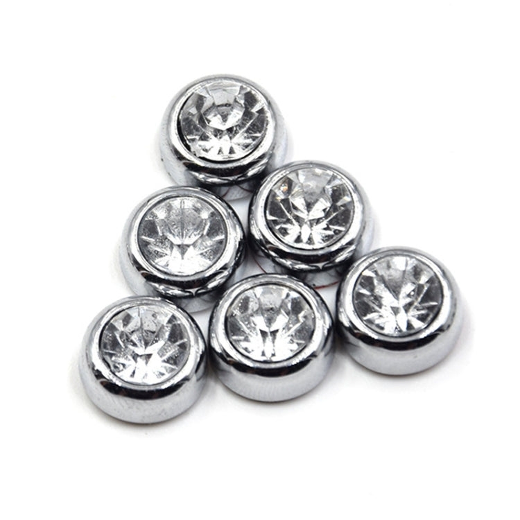 6 in 1 Car Diamond Sticker Set Personality Crystal Decoration