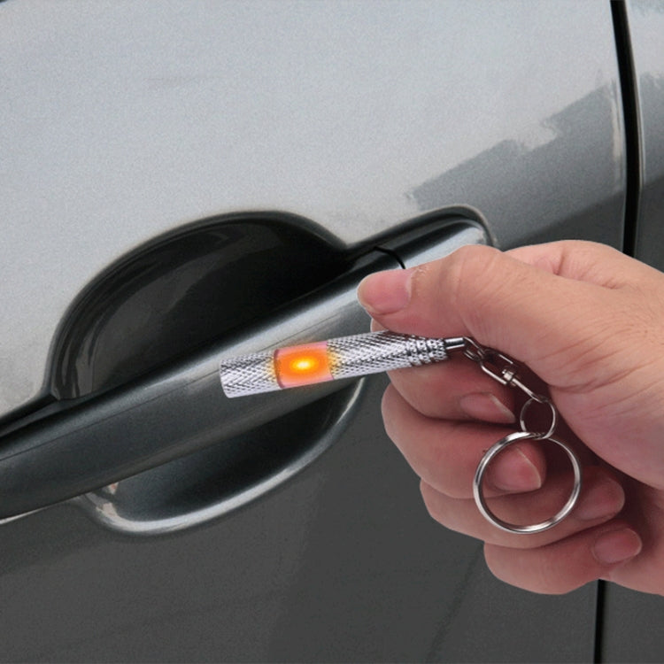 Car Copper LED Neon Lamp Anti-static Keychain Static Elimination Rod